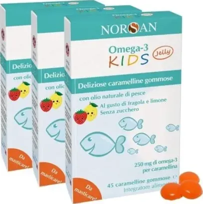 Omega-3 kids jelly: set da 3